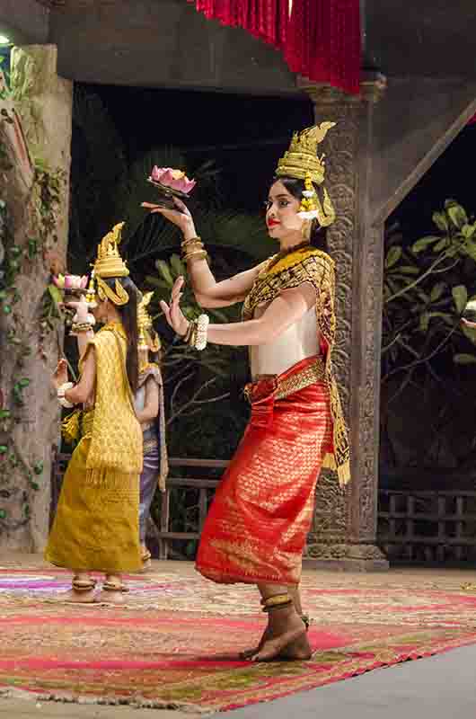 32 - Camboya - Siem Reap - danzas tradicionales